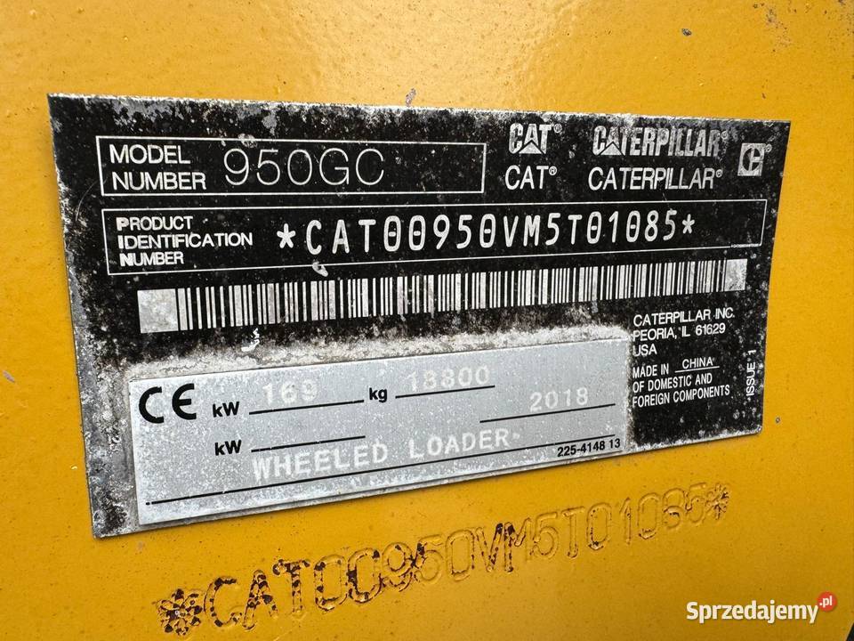 Ładowarka kołowa Cat Caterpillar 950GC