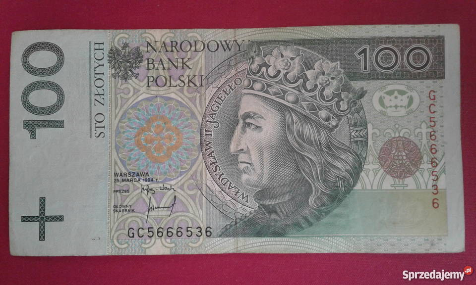 Banknot kolekcjonerski magiczny serii 6661 Konin