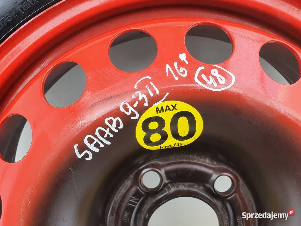 KOŁO DOJAZDOWE Saab 93 II DOJAZDÓWKA 12585 R16 Chełm