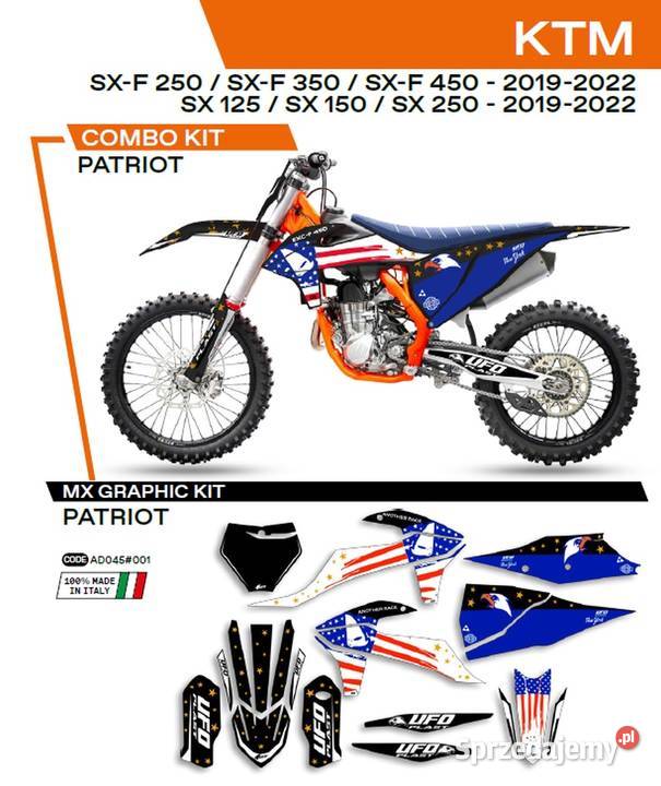 OKLEINA KTM SXSXF 125150250350450 20192022 warmińsko-mazurskie Mrągowo