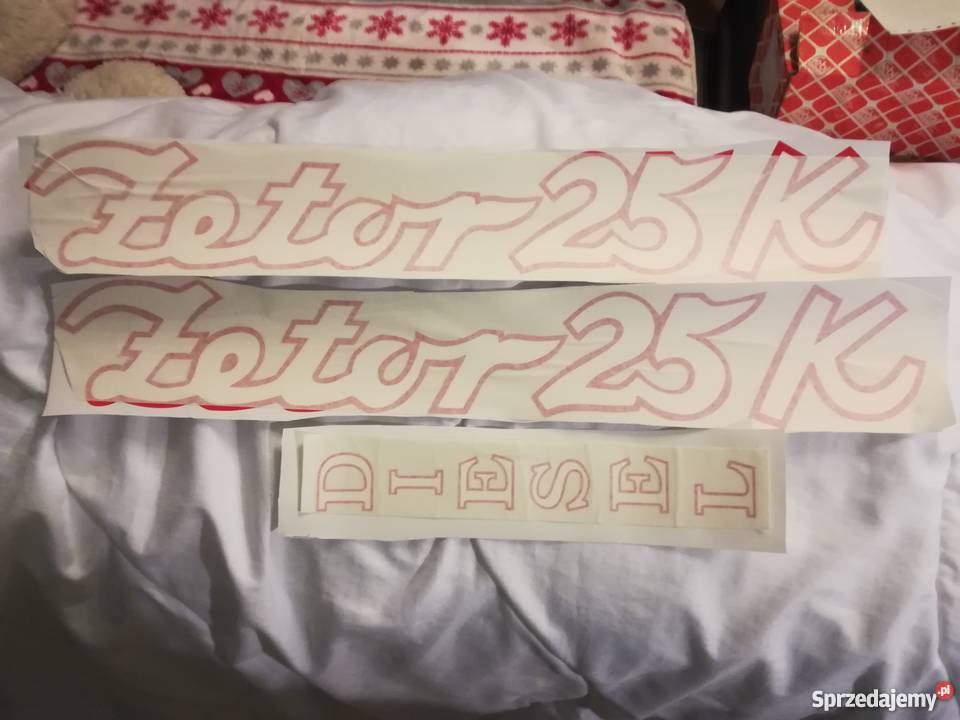 napis naklejka Zetor 25K Zetor 25A nieuszkodzony Kościan