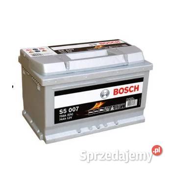 Akumulator Bosch 74Ah 750A EN S5007 DARMOWA sprzedam