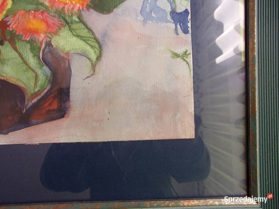 Akwarela Bukiet kwiatów w ładnej profesionalnej Warszawa