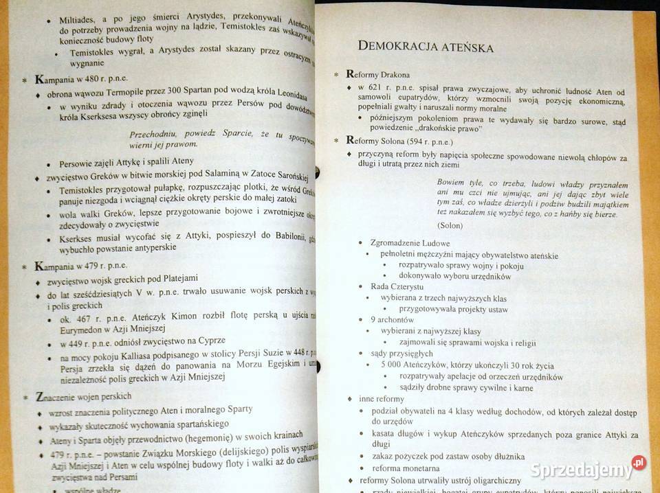 Notatki z lekcji Historia Starożytność Rok wydania 2001 Chełm