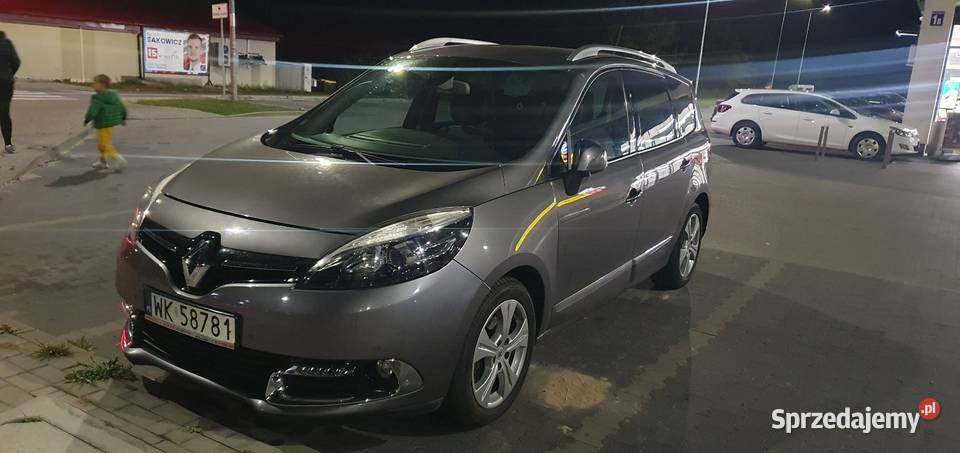 Renault Grand Scenic 2014r 16 dci 7 osobowy przyciemniane szyby Mińsk Mazowiecki sprzedam