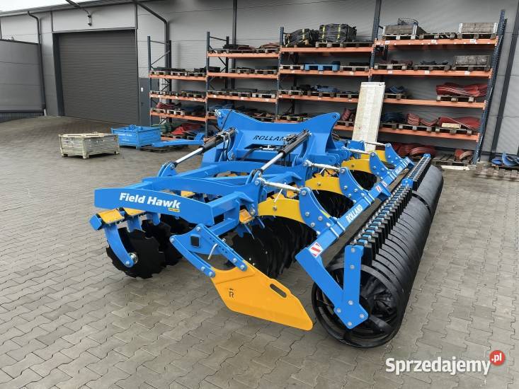 Brona talerzowa Rolland hydraulicznie składana nieuszkodzony Agregaty Zambrów