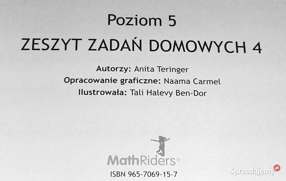 MathRiders Junior Poziom 5 Zeszyt zadań domowych