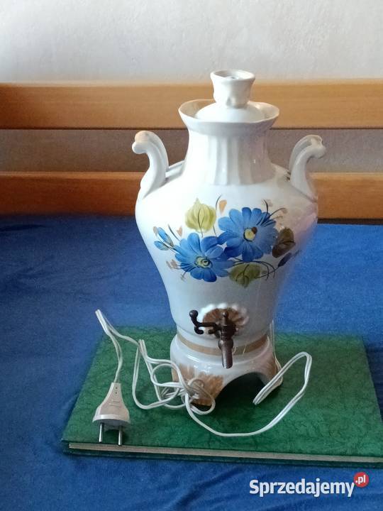 Radziecki samowar porcelanowy elektryczny Gliwice