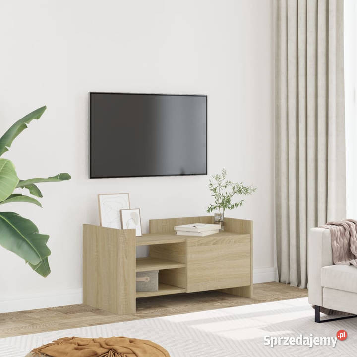 Szafka pod TV dąb sonoma 80x35x40 materiał mazowieckie Warszawa sprzedam