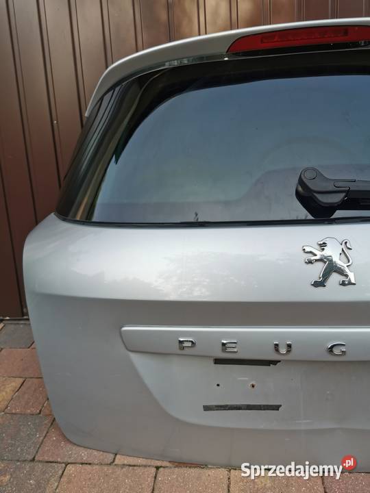 Klapa Bagażnika Peugeot 308 SW Kombi Srebrna osobowe Wyszków