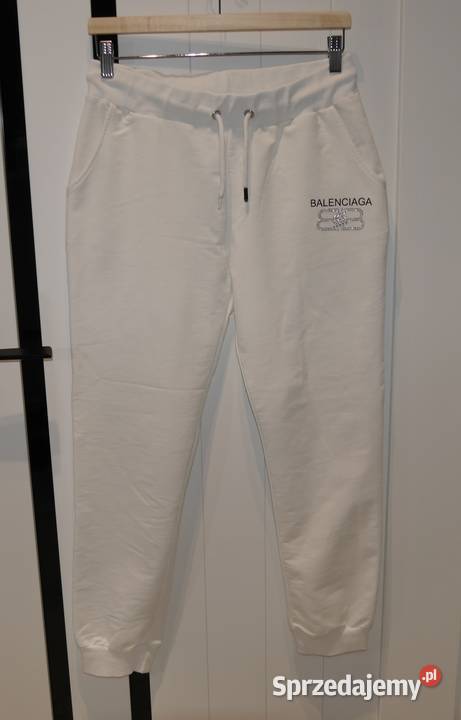 Balenciaga świetne spodnie nowe 40 L biały Wrocław sprzedam