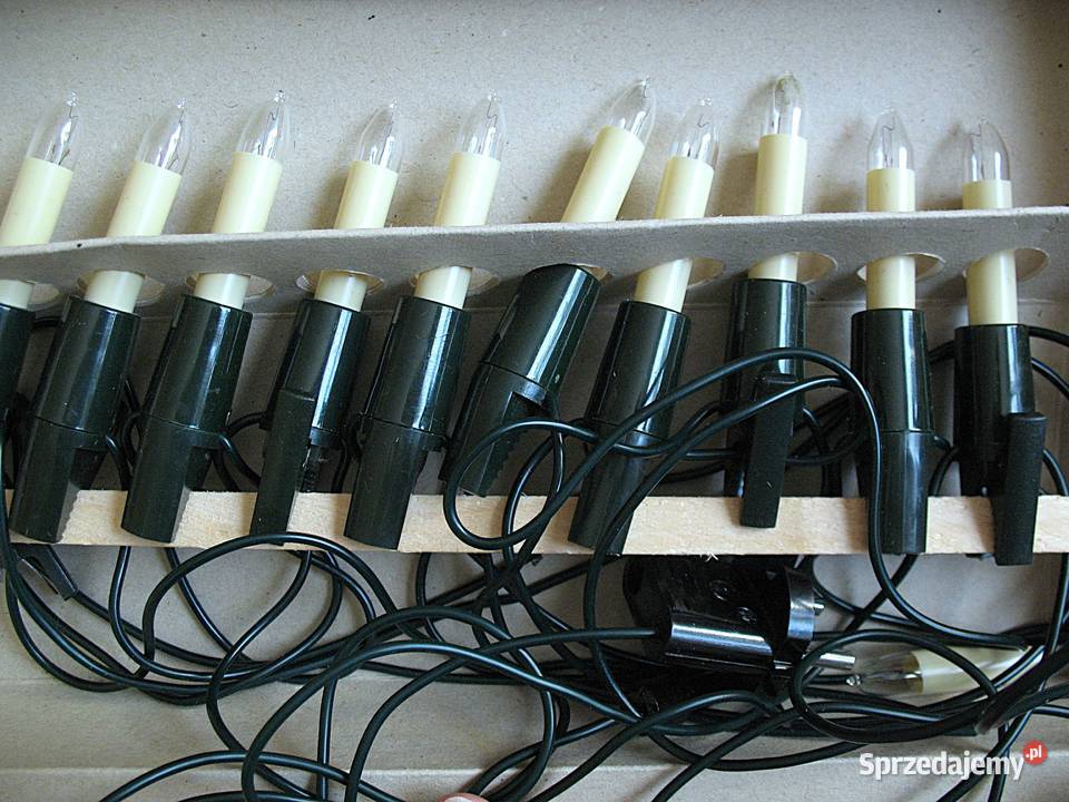Lampki choinkowe Narva sprawne 10 sztuk relikt mazowieckie Siedlce
