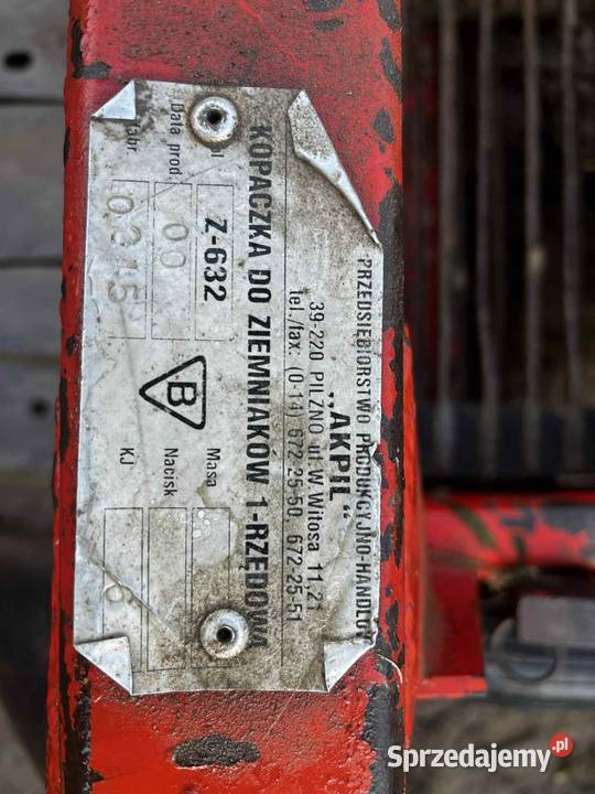 Kopaczka do ziemniaków akpil Maszyny rolnicze