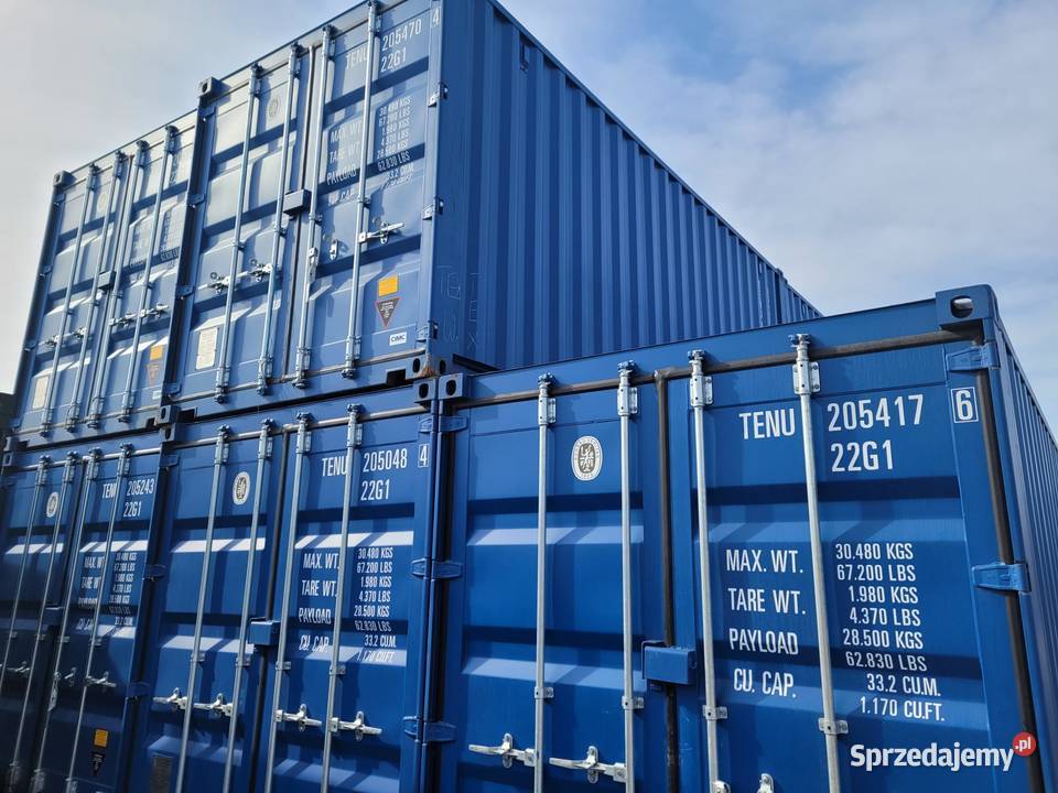 Nowy kontener 20DCDV RAL5010 TANIO sprzedam Gdańsk
