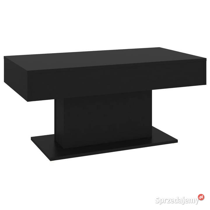 Stolik kawowy czarny 96x50x45 materiał Warszawa