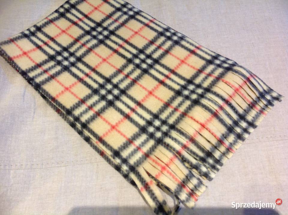 Ciepły Szalik damski Frędzle Krata lubuskie Nowa Sól