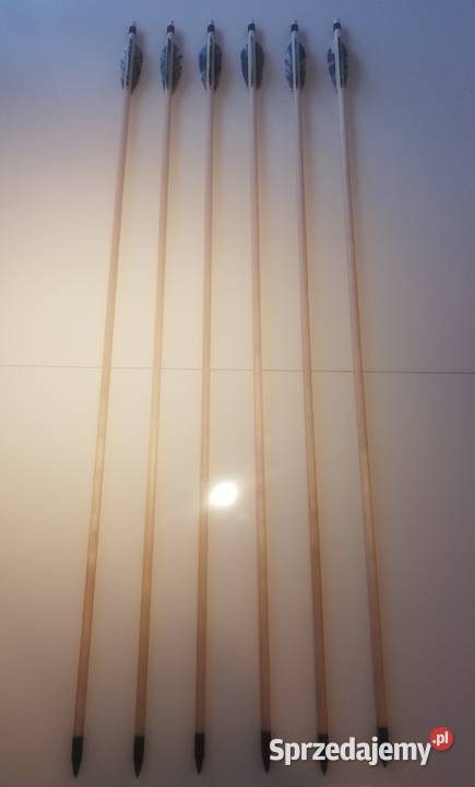 Strzały drewniane tradycyjne naturalne pióra Nowy Sącz