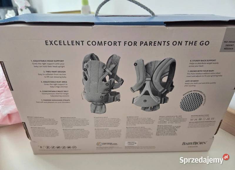Nosidełko BabyBjorn Move Airy mesh