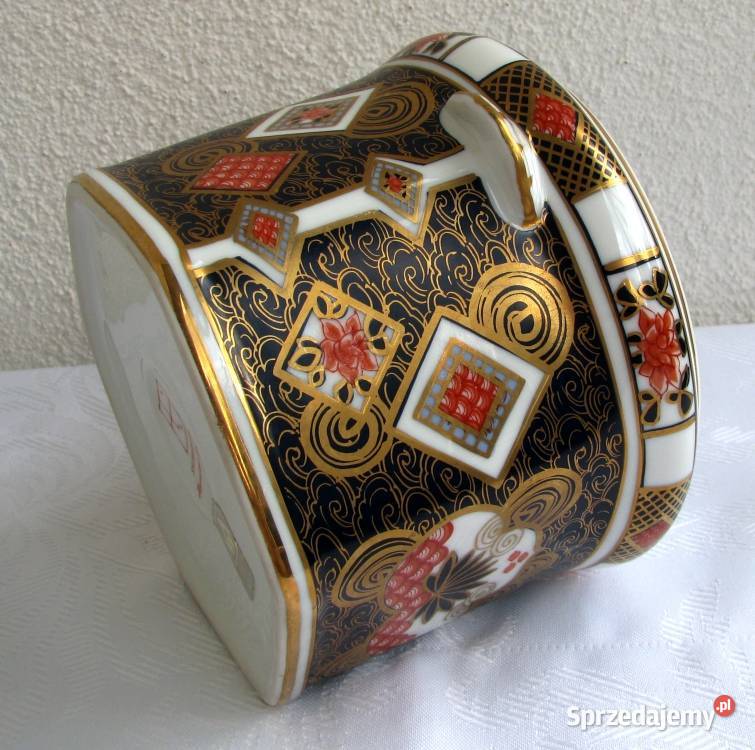 Sześciokątna porcelanowa osłonka doniczka Imari Koszalin sprzedam