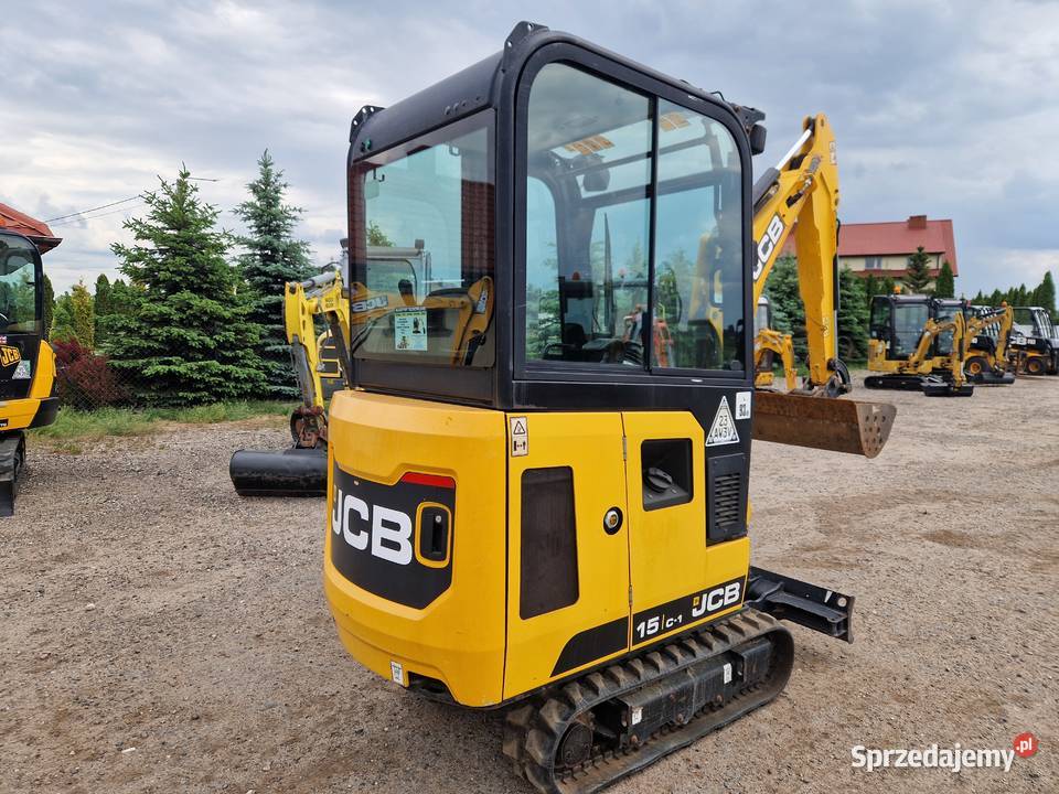 Minikoparka JCB 15 C1 2019r 240mtg maszyna Rok produkcji 2019 Ryżki