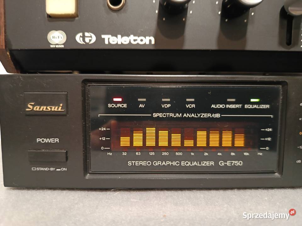 Zestaw Vintage TELETON SANSUI Gdynia sprzedam