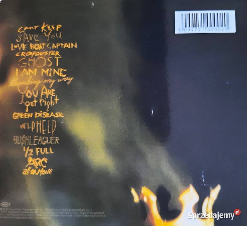 Kultowy Album CD Pearl Jam Riot Act CD Katowice