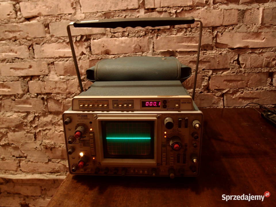 Oscyloskop Tektronix model DM43 466 z wózkiem Łódź sprzedam