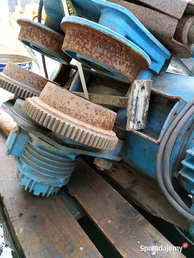 wciągarka balkancar suwnica zblocze linowe wózek Jastrząb