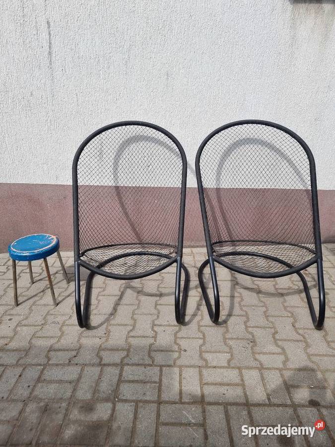Duże leżaki krzesła ogrodowe stan nowy Poznań