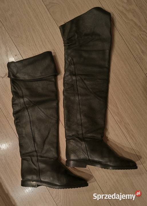 Kozaki skórzane długie Gdańsk sprzedam