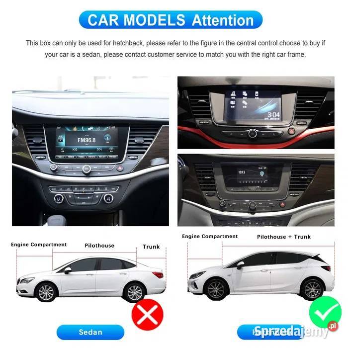Radio Android 13 Opel ASTRA K 20162020 gps śląskie Ożarowice