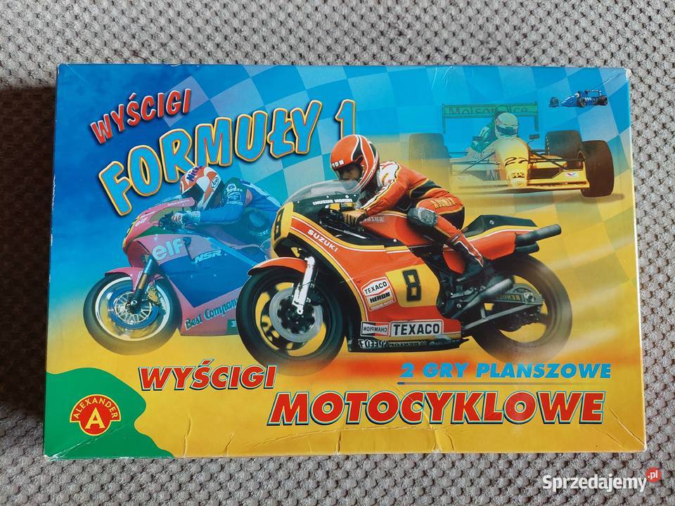 2 gry planszowe Wyścigi Formuły 1 i Wyścigi Kraków