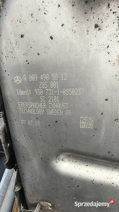 Tłumik Katalizator Mercedes Actros A0094908612 świętokrzyskie Staszów