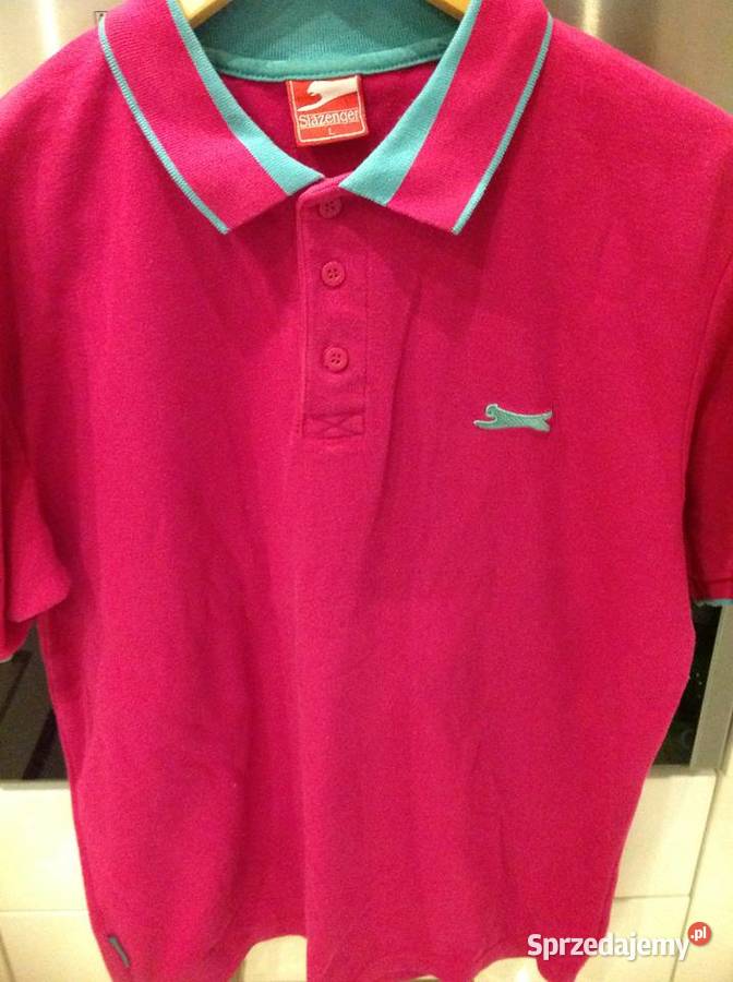 Koszulka Polo Męska PUMA L Różowa lubuskie Nowa Sól