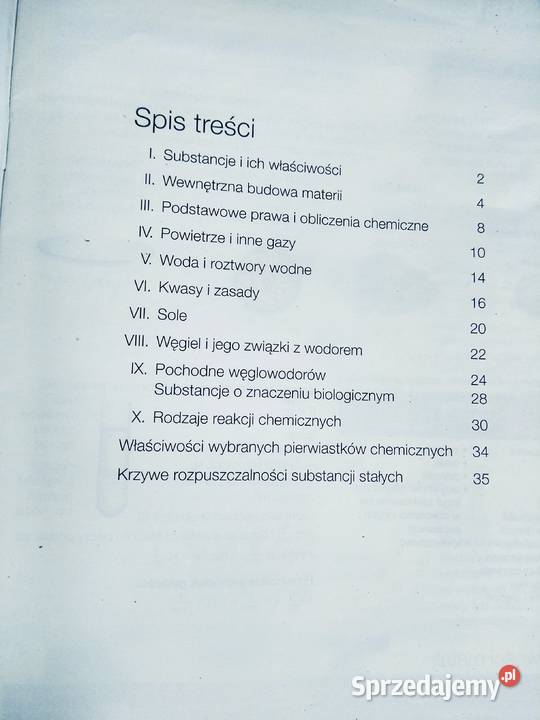 Przypomnij sobie chemia księgarnie Warszawa mazowieckie sprzedam