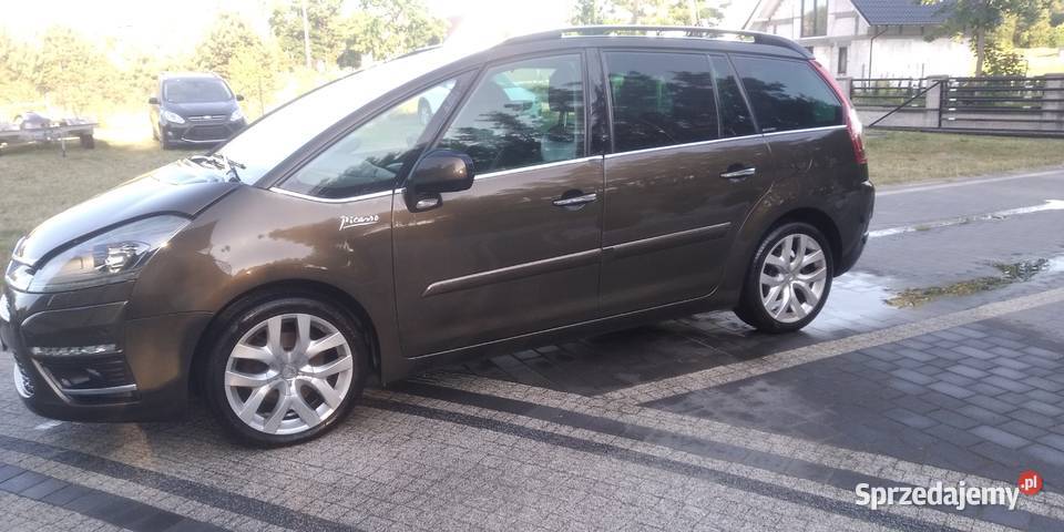 Citroen C4 grand Picasso 20hdi exlusiv brązowy C4 Grand Picasso pomorskie Kościerzyna
