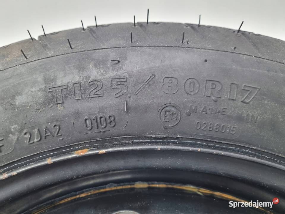 KOŁO DOJAZDOWE Audi A4 B6 B7 dojazdówka 12580 Chełm