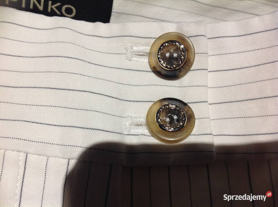 Spodenki Szorty Lniane Damskie PINKO XS NOWE Nowa Sól