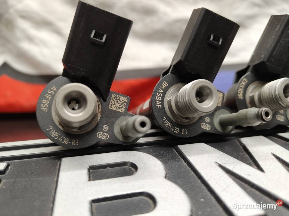 Bmw e87 123d wtryski komplet oryginał 100 Silniki kompletne Aleksandrów Łódzki