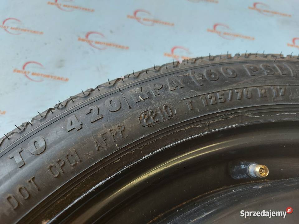 OPEL INSIGNIA A koło dojazdowe 1257017 98M 5x120 świętokrzyskie