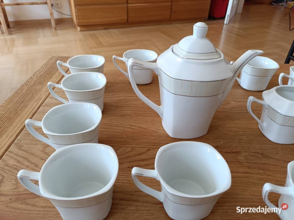 Elegancki zestaw kawowy Collezione Vittore Warszawa sprzedam