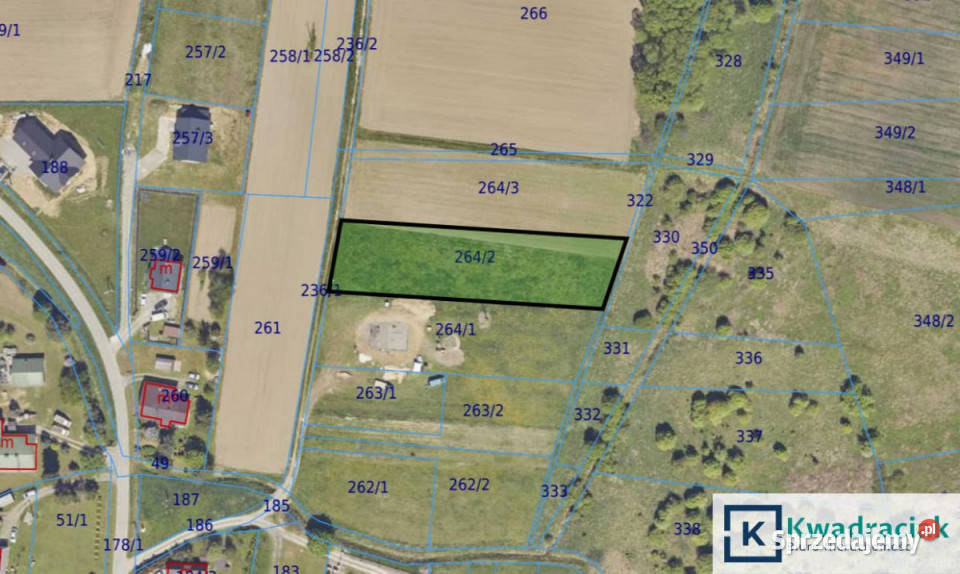 Grunt 2210m2 Świerzowa Polska budowlana podkarpackie