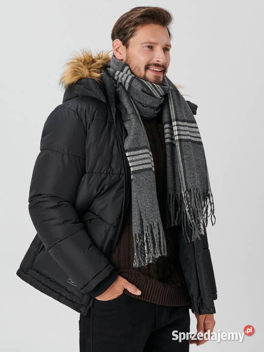 szalik męski w kratkę Sinsay Olkusz sprzedam