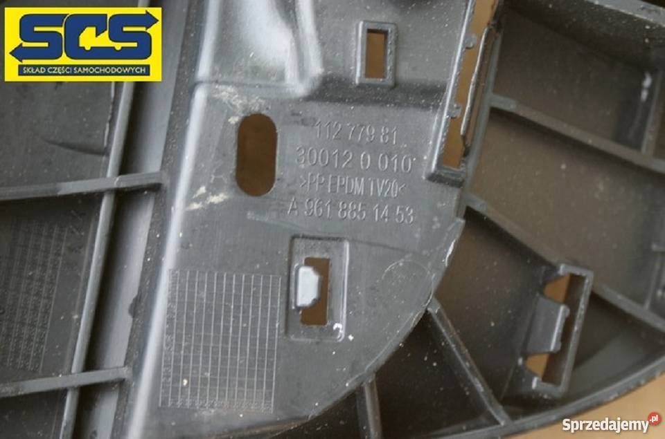 MERCEDES ACTROS MP4 GRILL DOLNY SPÓD 9618851453 Karoseria lubuskie