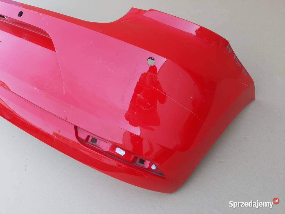 VW POLO V 6C LIFT ZDERZAK TYŁ TYLNY PDC Karoseria Bieleń