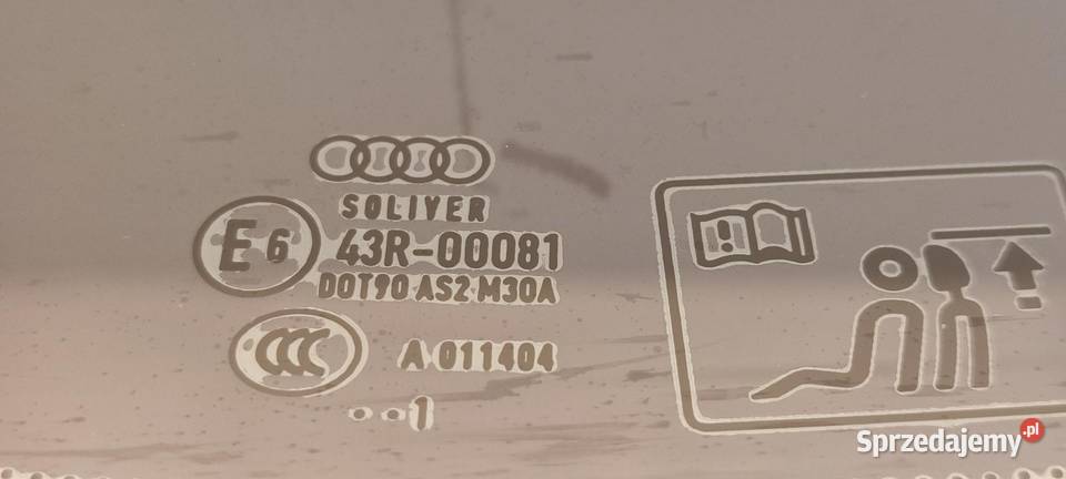 AUDI A7 4G SZYBA KAROSERYJNA LEWY TYŁ SPORTBACK