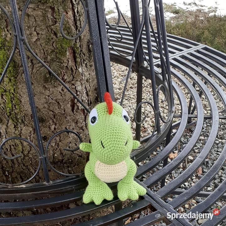 Dinozaur Dragon Trex na szydełku kujawsko-pomorskie Mrocza