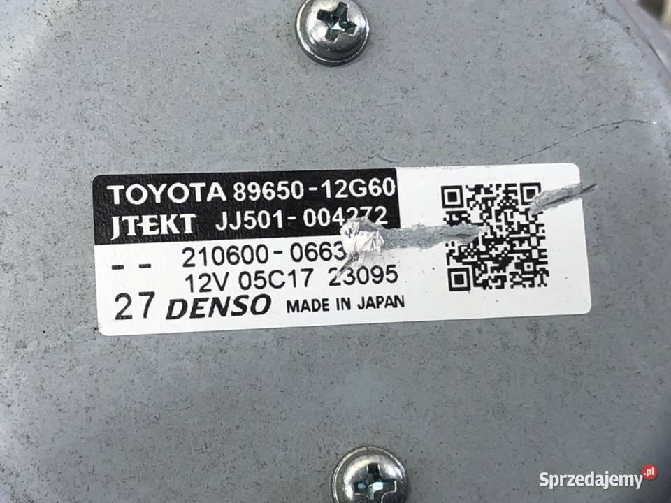 POMPA WSPOMAGANIA TOYOTA COROLLA E21 8965012G60 Pompy wspomagania