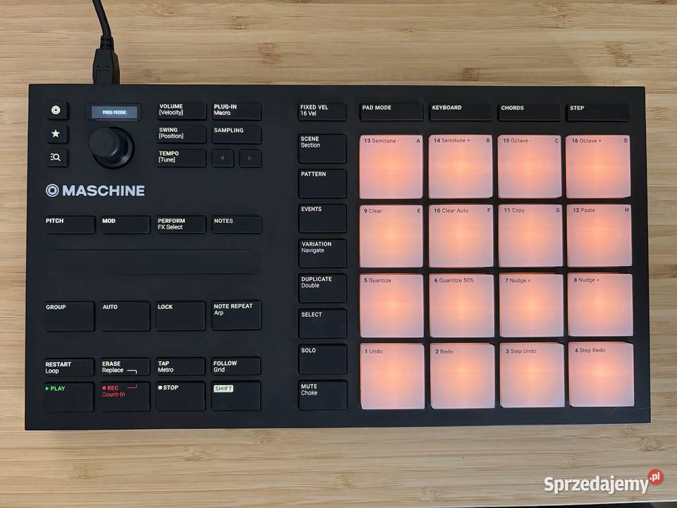 Kontroler MIDI Pad Native Instruments Maschine lubuskie Nowa Sól