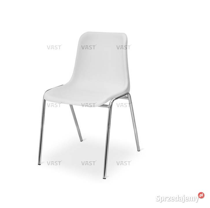Krzesło krzesła konferencyjne, hotelowe, MAXI CR białe